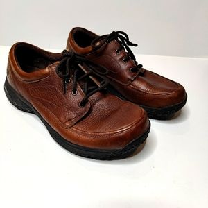 Dunham Men's Leather Brown Lace Up Oxford Shoes